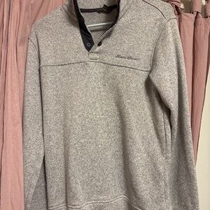 Eddie Bauer 3 Button Sweatshirt